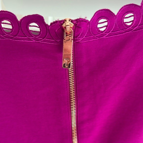 Ted Baker London Purple Mini Dress - Picture 3 of 6